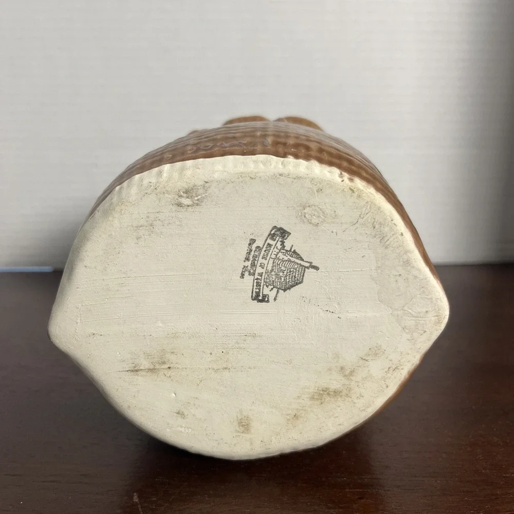 Vintage House of Webster Ceramics Sack O' Somethin Glazed Canister Planter Vase